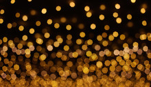 Yellow Bokeh Abstract Light Backgrounds