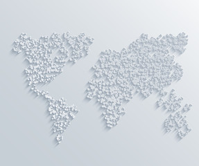 Wall Mural - vector modern musical map background.