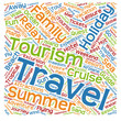 © high_resolution - Conceptual tourism or travel  word cloud