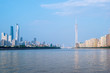 skyline of Guangzhou, around the central axis