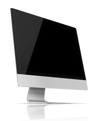 Modern flat screen computer monitor.