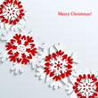 Christmas background with snowflakes and place for text