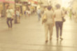 © maticsandra - High blurred image of crowd people on street.