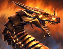 Epic Golden Dragon