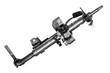 rotation of the vehicle steering mechanism on a white background