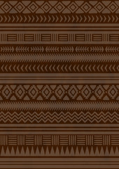 Wall Mural - Ethnic indian pattern. Aztec, navajo.