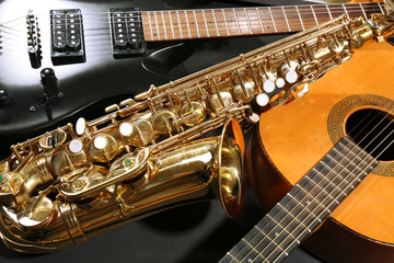 Sticker - Musical instruments, closeup