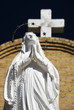 Statue of Virgin Mary at Basilica of San Albino, Mesilla Village, New Mexico