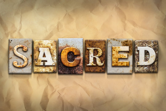 Sacred Concept Rusted Metal Type