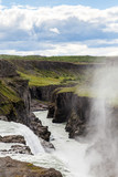 Fototapeta Tęcza - Gullfoss Waterfall in the Golden circle of Iceland