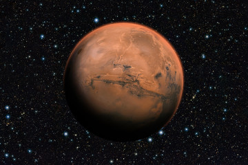 Poster - Mars planet beyond our solar system.
