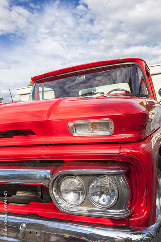 Fotomural Front detail of a Ford vintage