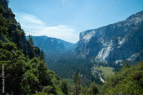 Yosemite Valley at Yosemite National Park landscape view summer vacation Obraz na płótnie