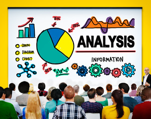 Poster - Analysis Analytics Bar graph Chart Data Information Concept