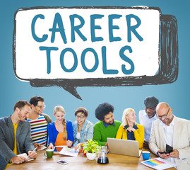 Sticker - Career Tools Guidance Employment Hiring Concept