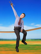 © idea_studio - boy playing with plane model
