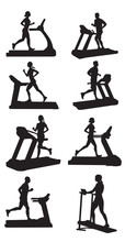 Treadmill Silhouettes