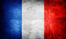Grunge Flag Of France