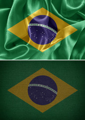 fabric flags brazil