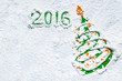 © 13smile - Idea Design Christmas Cards - Christmas tree in the snow