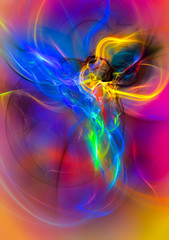 Wall Mural - modern abstract background design with space for your text.