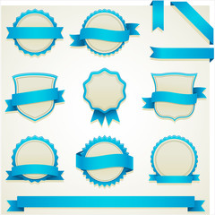 Wall Mural - seal and banner web elements
