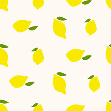 Seamless Lemon Pattern