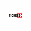 Tickets Logo Simple Outline