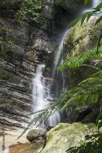 Fototapeta na wymiar Waterfall in the mountain