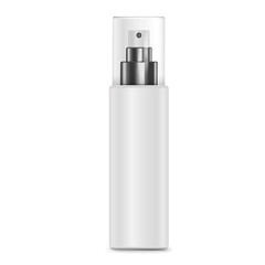 Wall Mural - cosmetic white spray bottle