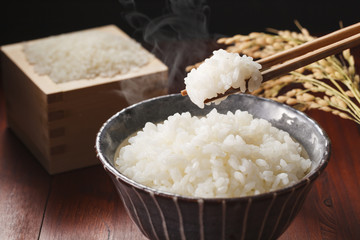 Wall Mural - 白米のご飯　Japanese rice KOME