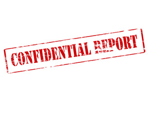 Wall Mural - Confidential report