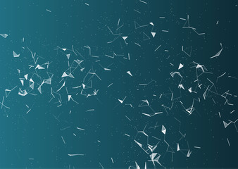 Wall Mural - Abstract geometric technology vector design element. 