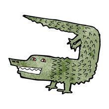 Cartoon Crocodile