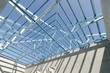 © fotolismthai - Structure of steel roof.