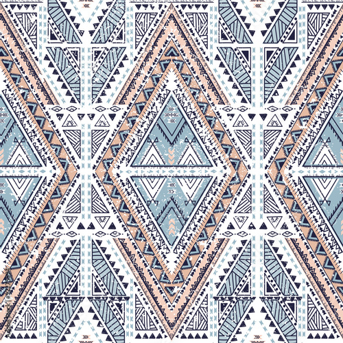 Materiał do szycia Etniczne wzór geometryczny, tribal bezszwowe tło
