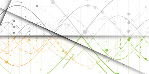 Wall Mural - dna abstract background collection. futuristic technology interf