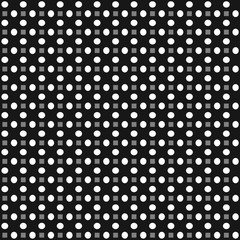 Aufkleber - Vector pattern of alternating squares and circles. Repeatable.