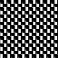 Fototapete - Squares abstract geometric pattern. Grayscale, seamlessly repeat