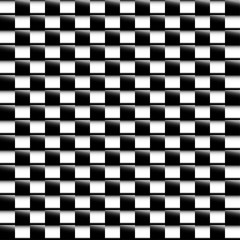 Fototapete - Squares abstract geometric pattern. Grayscale, seamlessly repeat