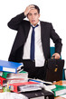 © Elnur - Busy businessman under work stress