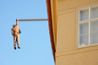 Praga- hanging man