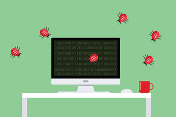 Poster - malware virus security attack 