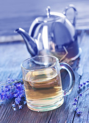 Poster - lavender tea