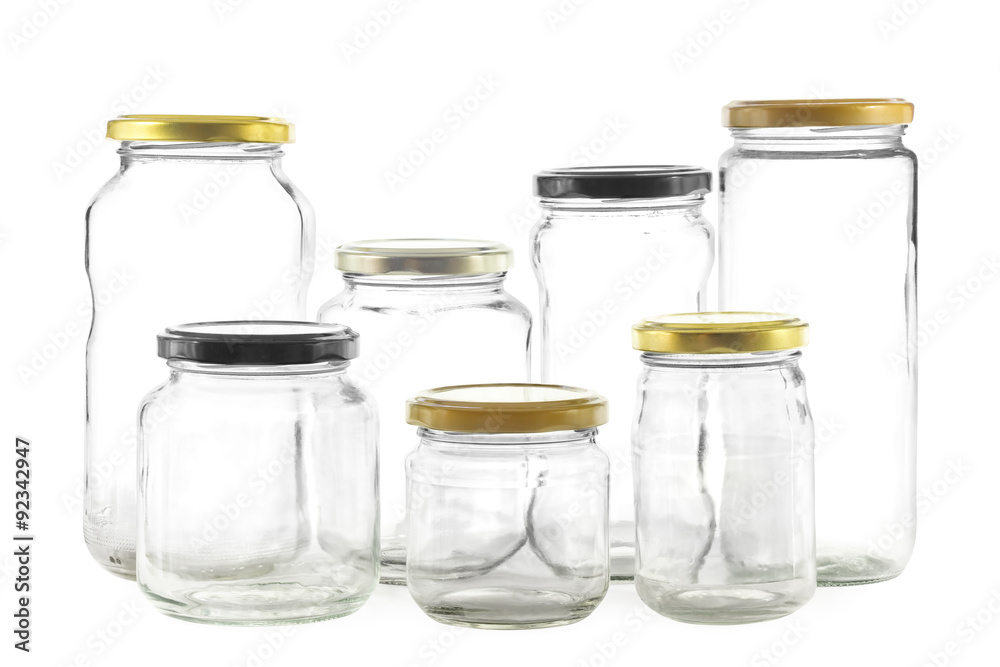 Stock-Foto „Leere Einmachgläser“