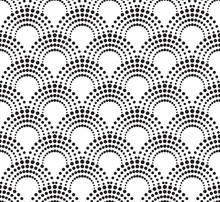Geometric Pattern With Dotted Arches