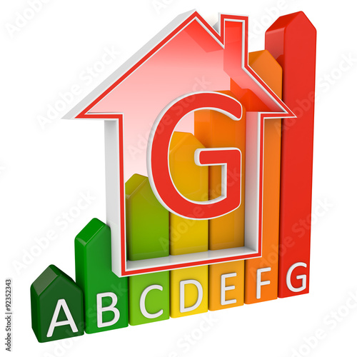 Energieeffizienzklasse Haus G Buy This Stock Illustration And