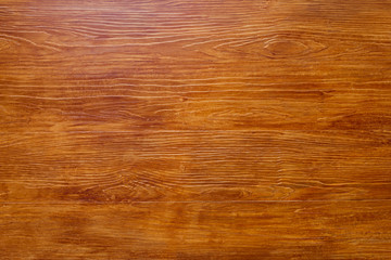 Wall Mural - wood brown grain texture, top view of wooden table, wood wall