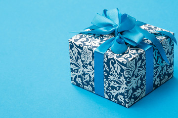 Blue gift box