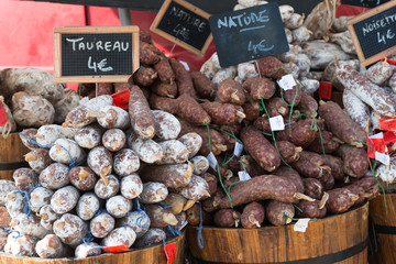 Public market in Camargue